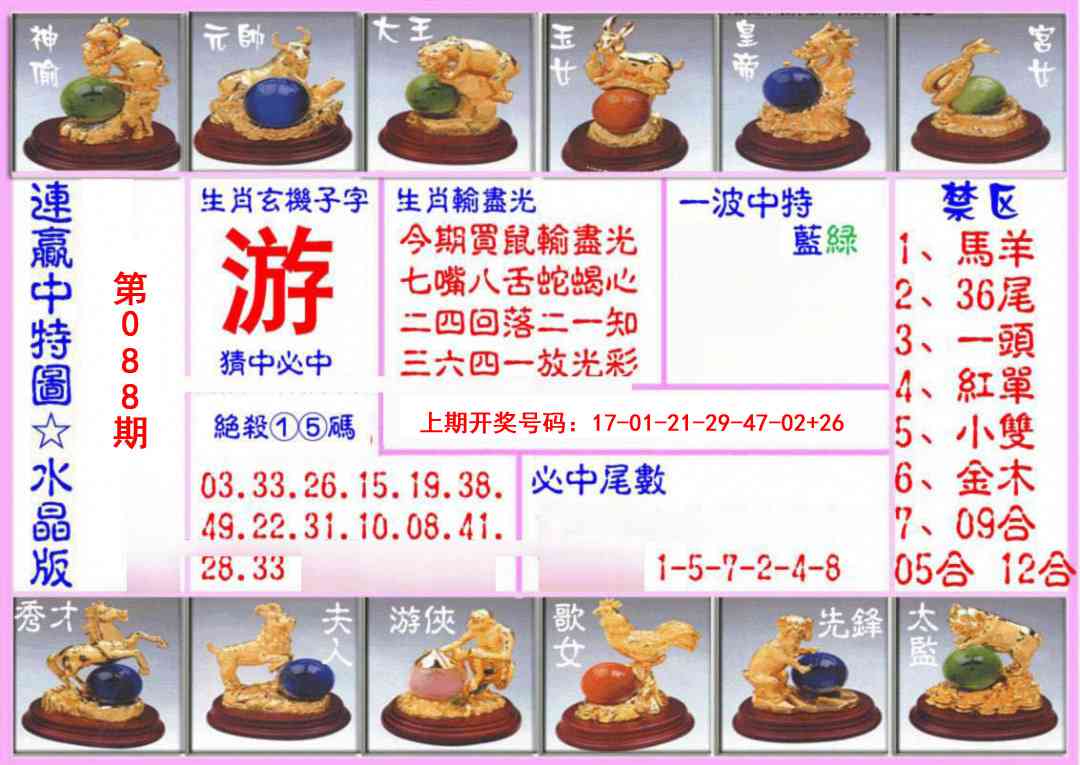 088期连赢中特图（水晶版）[图]