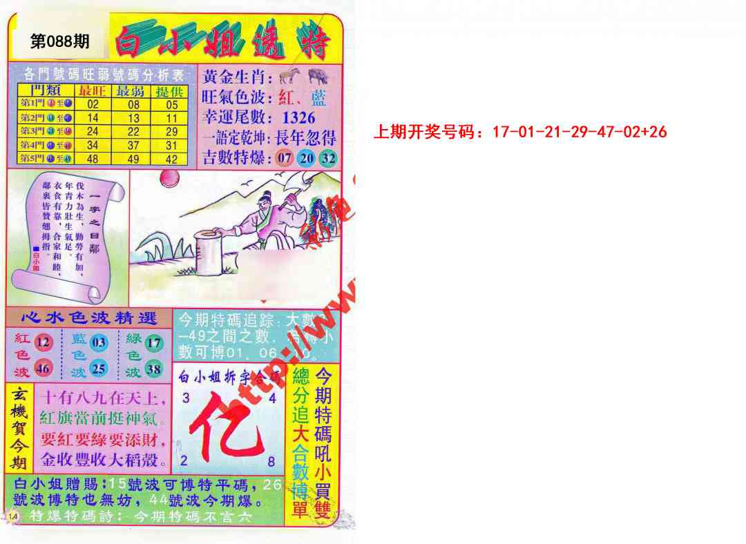 088期白小姐透特[图]