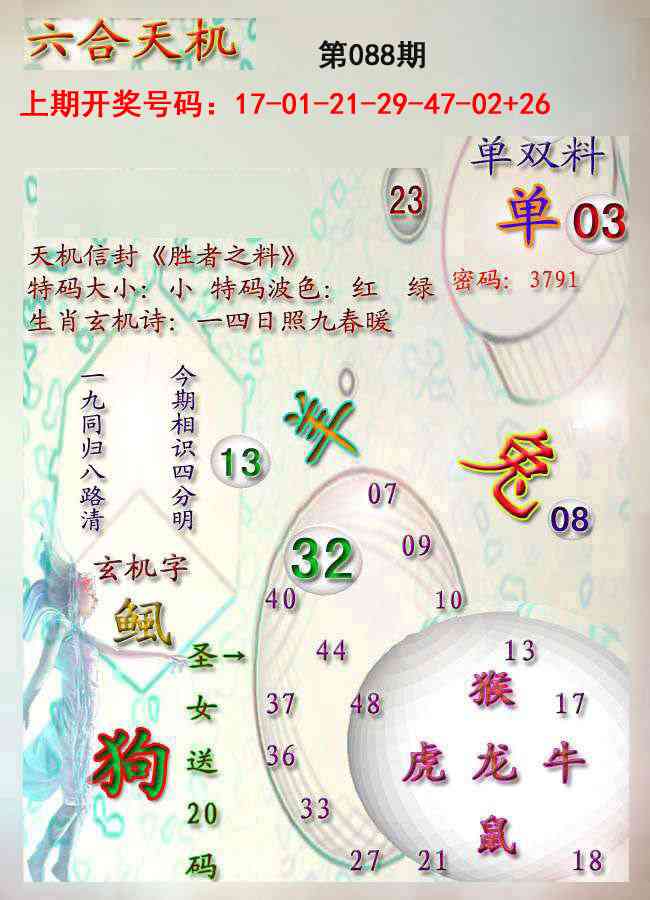 088期天机报[图]